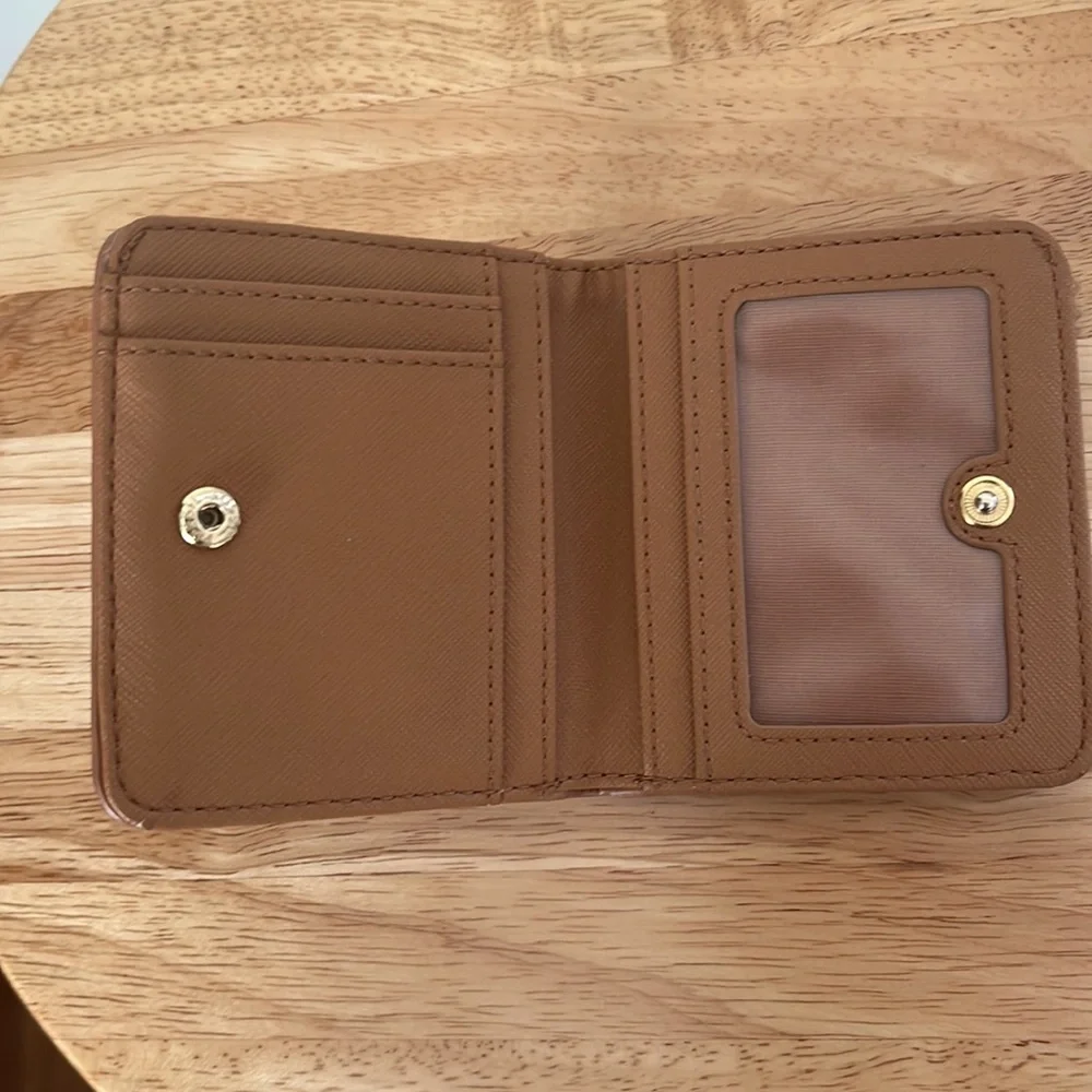 Fossil Sydney Bifold‎ Wallet Credit Card Case Leather Tan Camel 1954